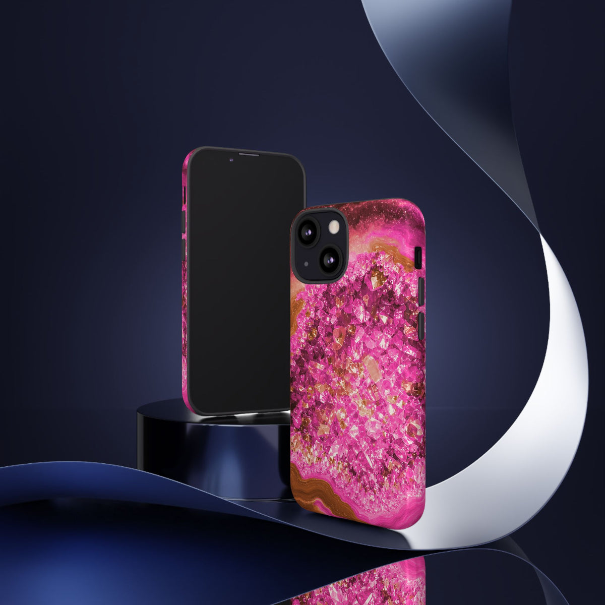 Geode Core - Terracotta Neon Phone Case