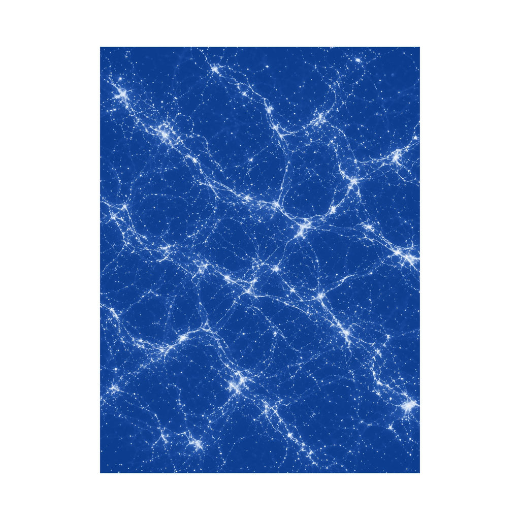 Neon Mycelium - Blueprint Poster