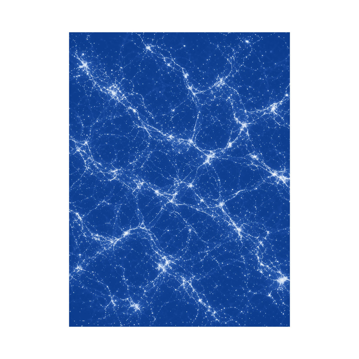 Neon Mycelium - Blueprint Poster