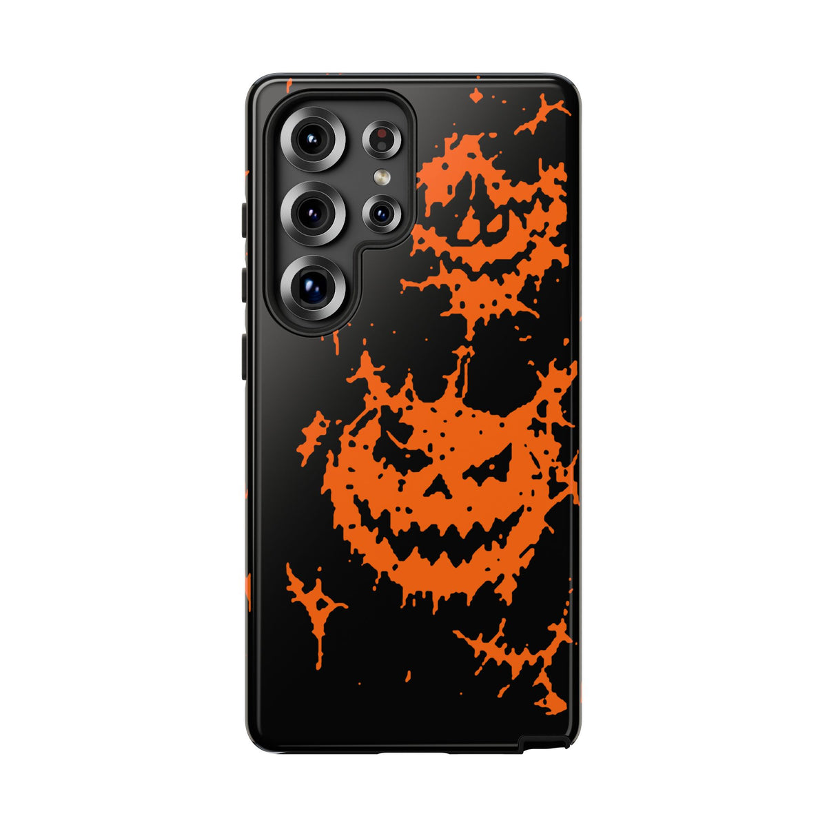 Orange Spiderweb Pumpkin Phone Case