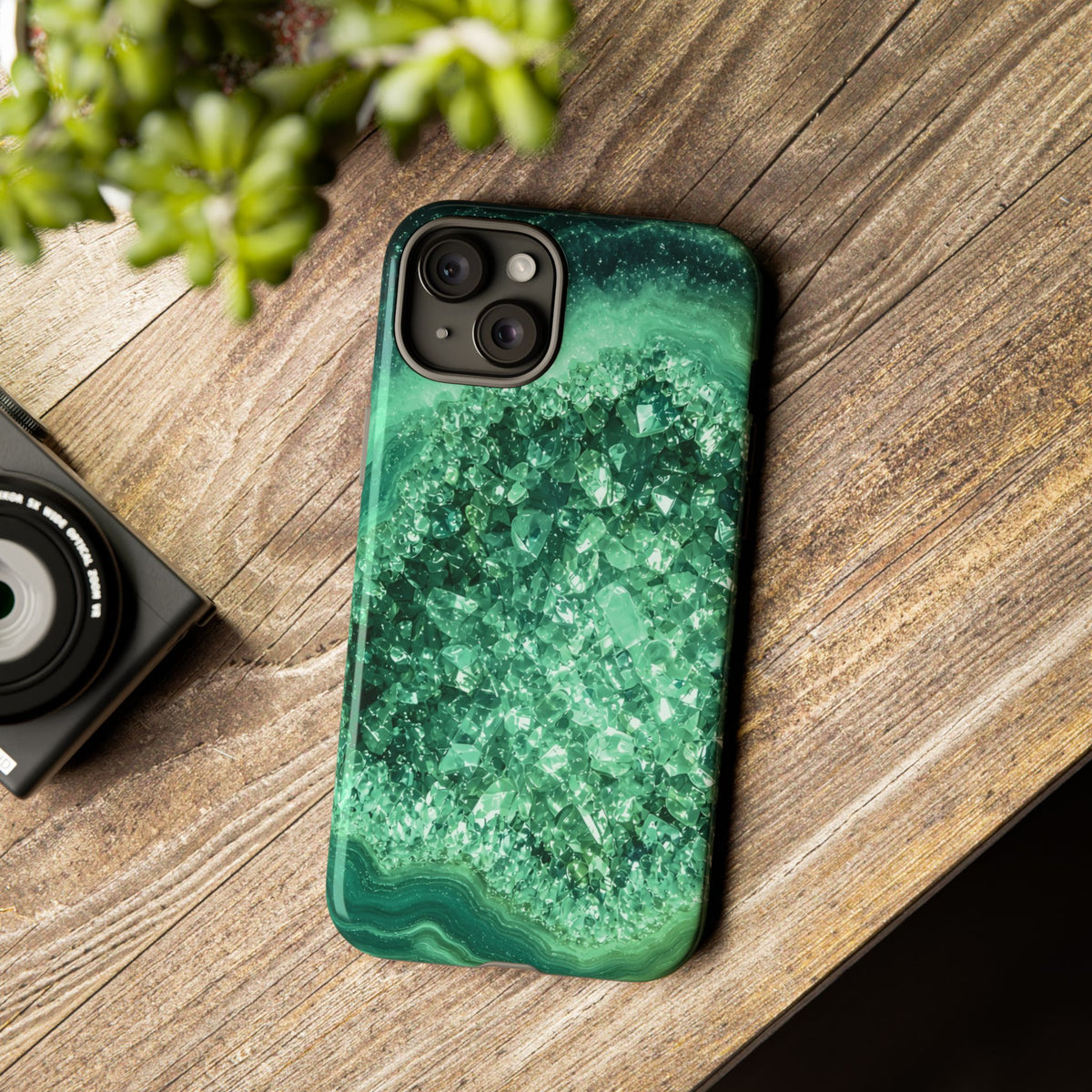 Geode Core - Jade Temple Phone Case