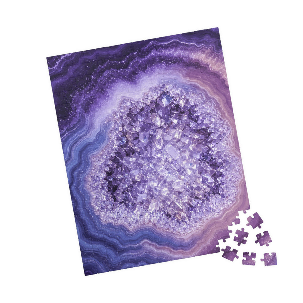 Geode Core - Lilac Dream Jigsaw Puzzle