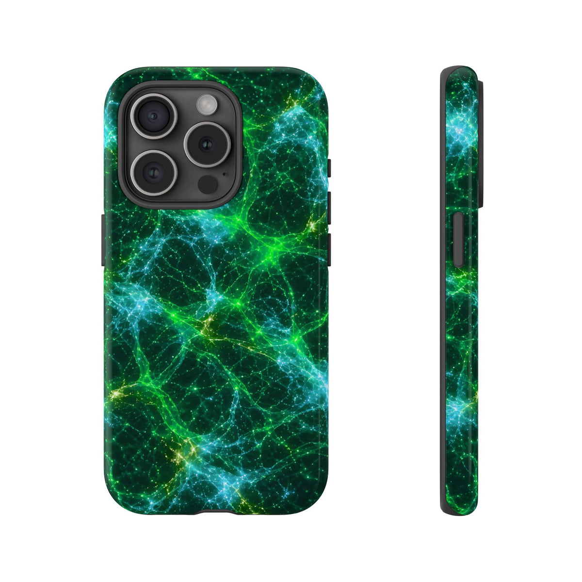 Neon Mycelium - Mermaid Phone Case