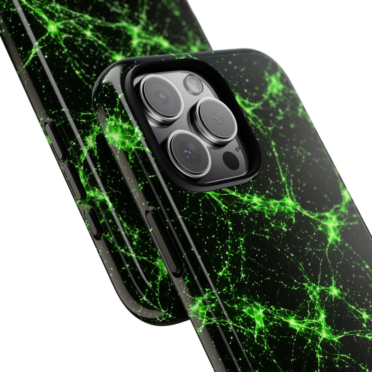 Neon Mycelium - Toxic Lime Phone Case