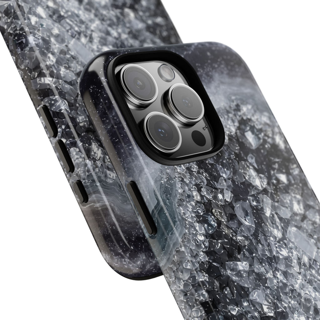 Geode Core - Silver Smoke Phone Case