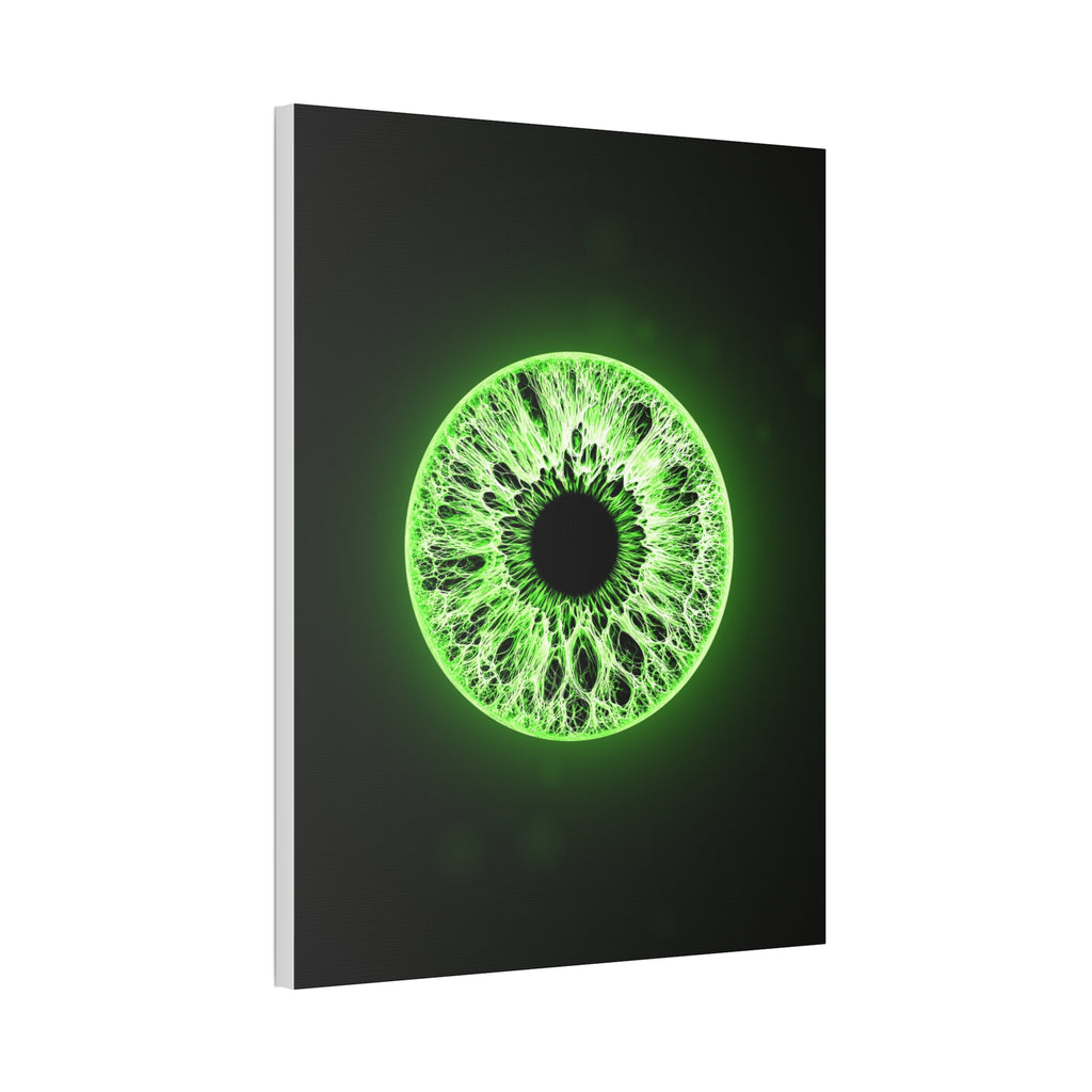 BLXNTT Iris – Lace Web Lime Shock Glossy Canvas