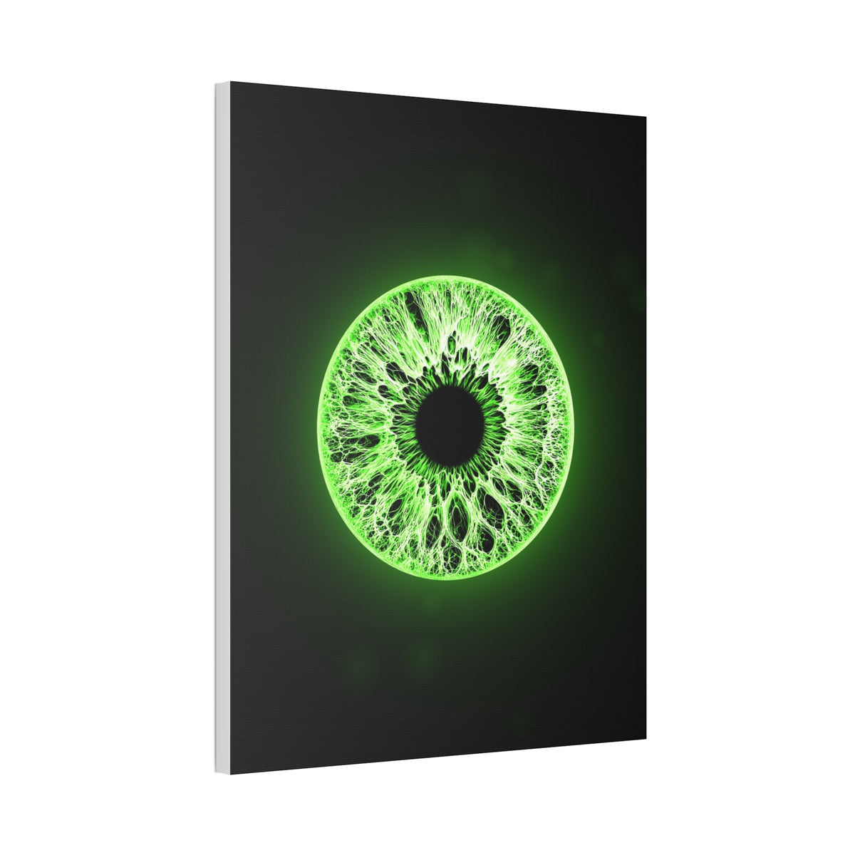 BLXNTT Iris – Lace Web Lime Shock Glossy Canvas