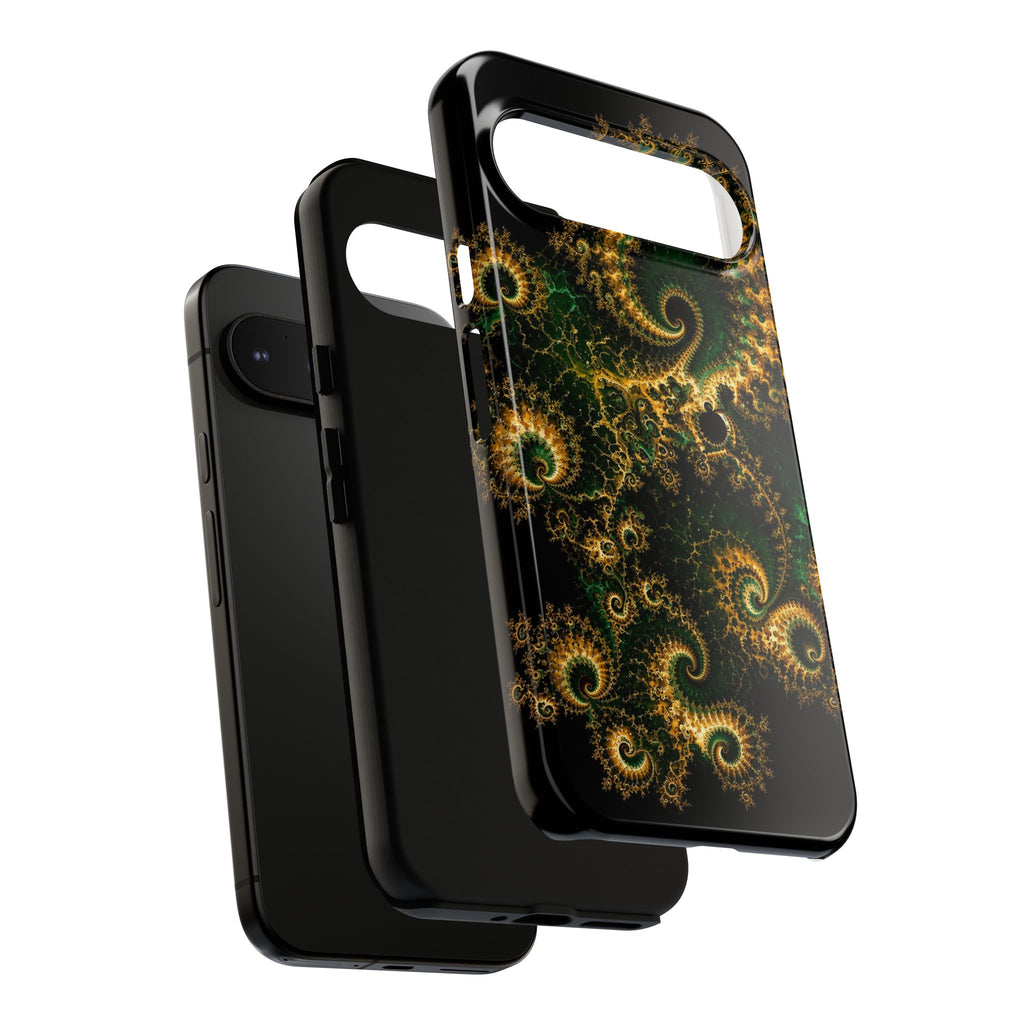 Copper Infinity - Emerald & Gold Phone Case