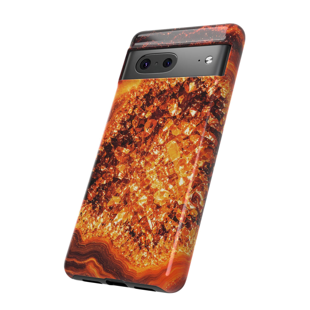 Geode Core - Molten Lava Phone Case