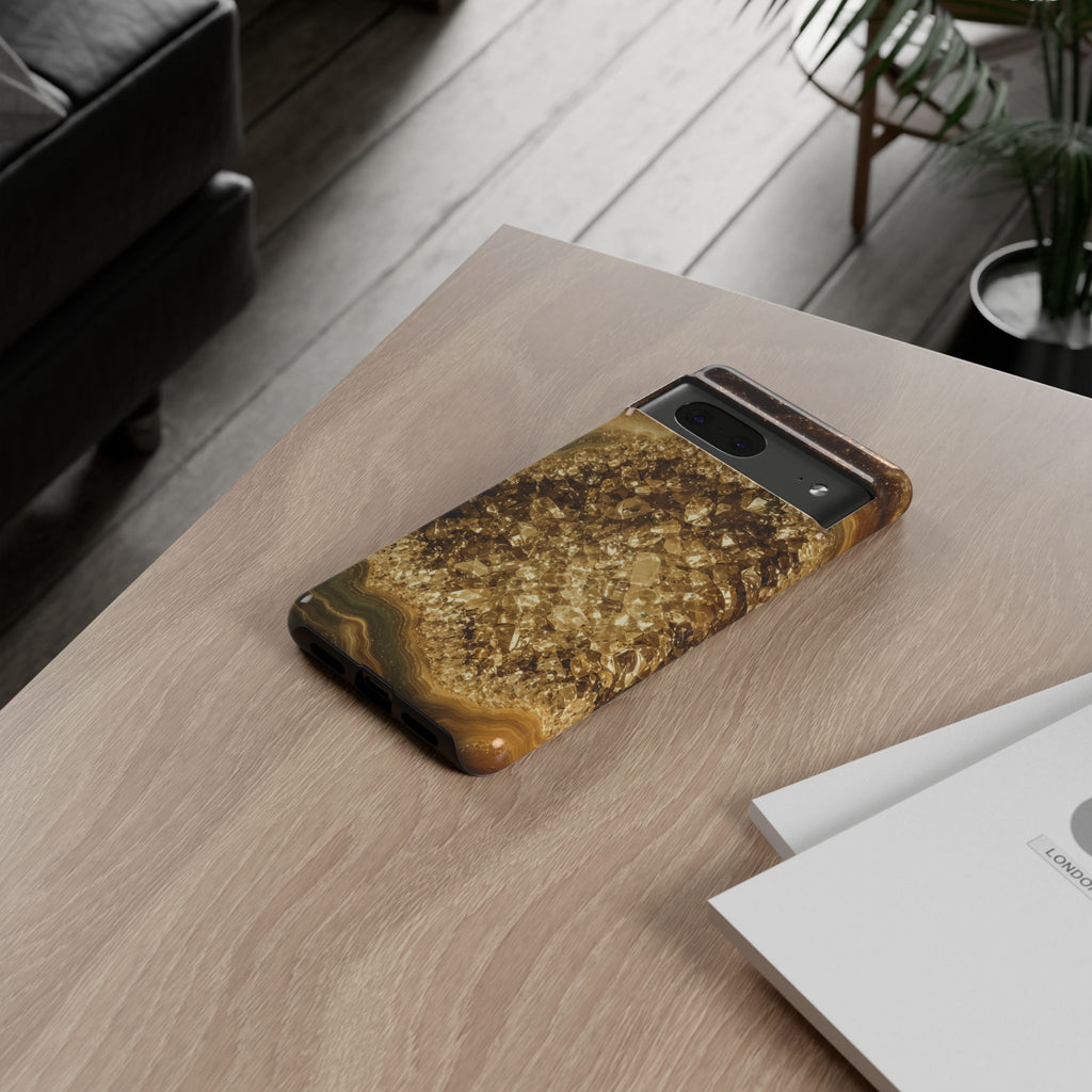 Geode Core - Gold Vein Phone Case