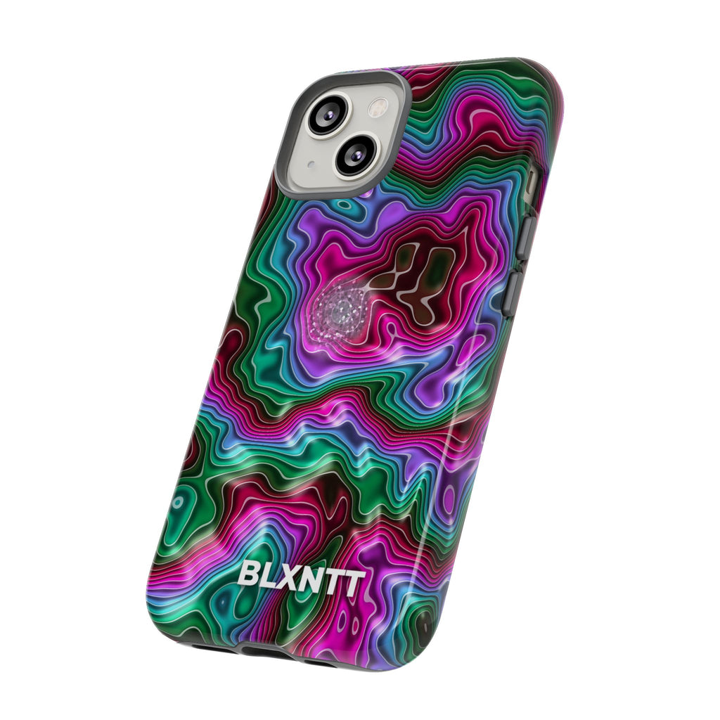 Neon Agate Phone Case