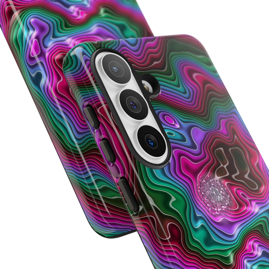 Neon Agate Phone Case