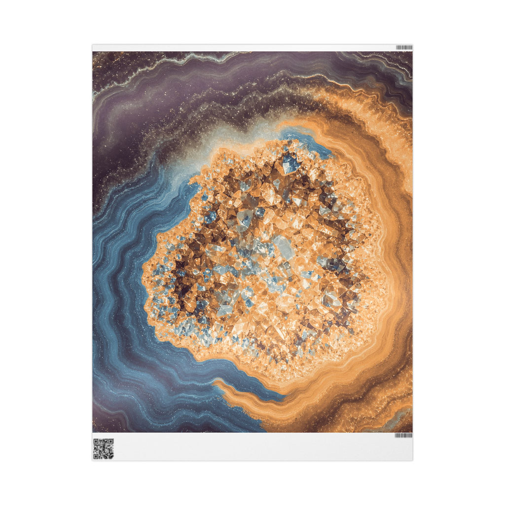 Geode Core - Desert Mirage Wrapping Paper