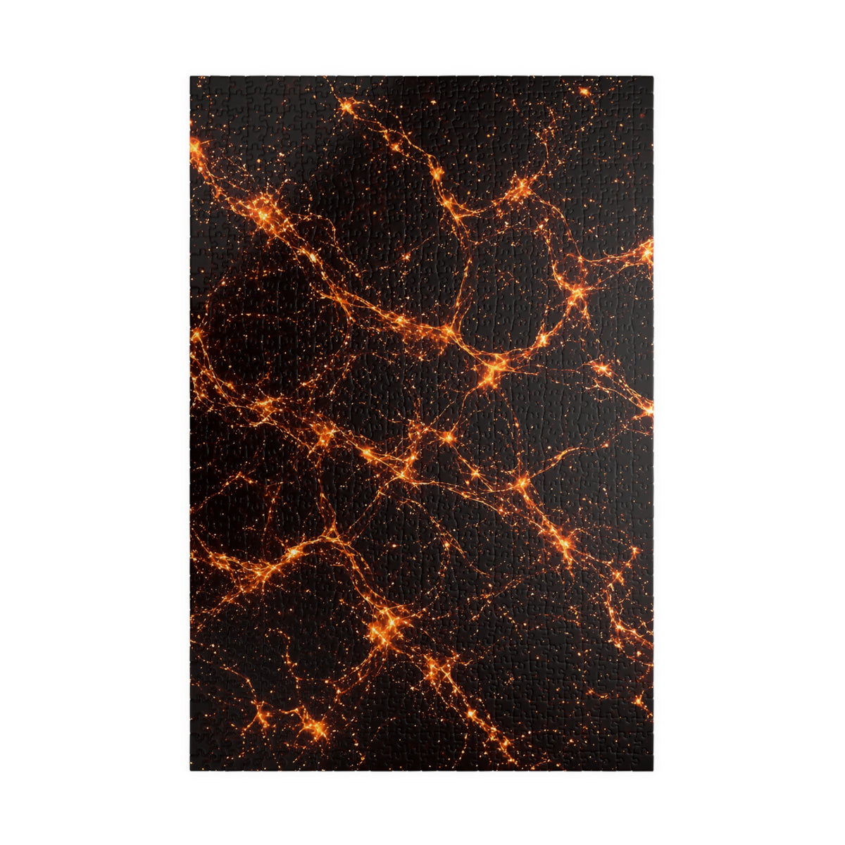 Neon Mycelium - Solar Flare Jigsaw Puzzle