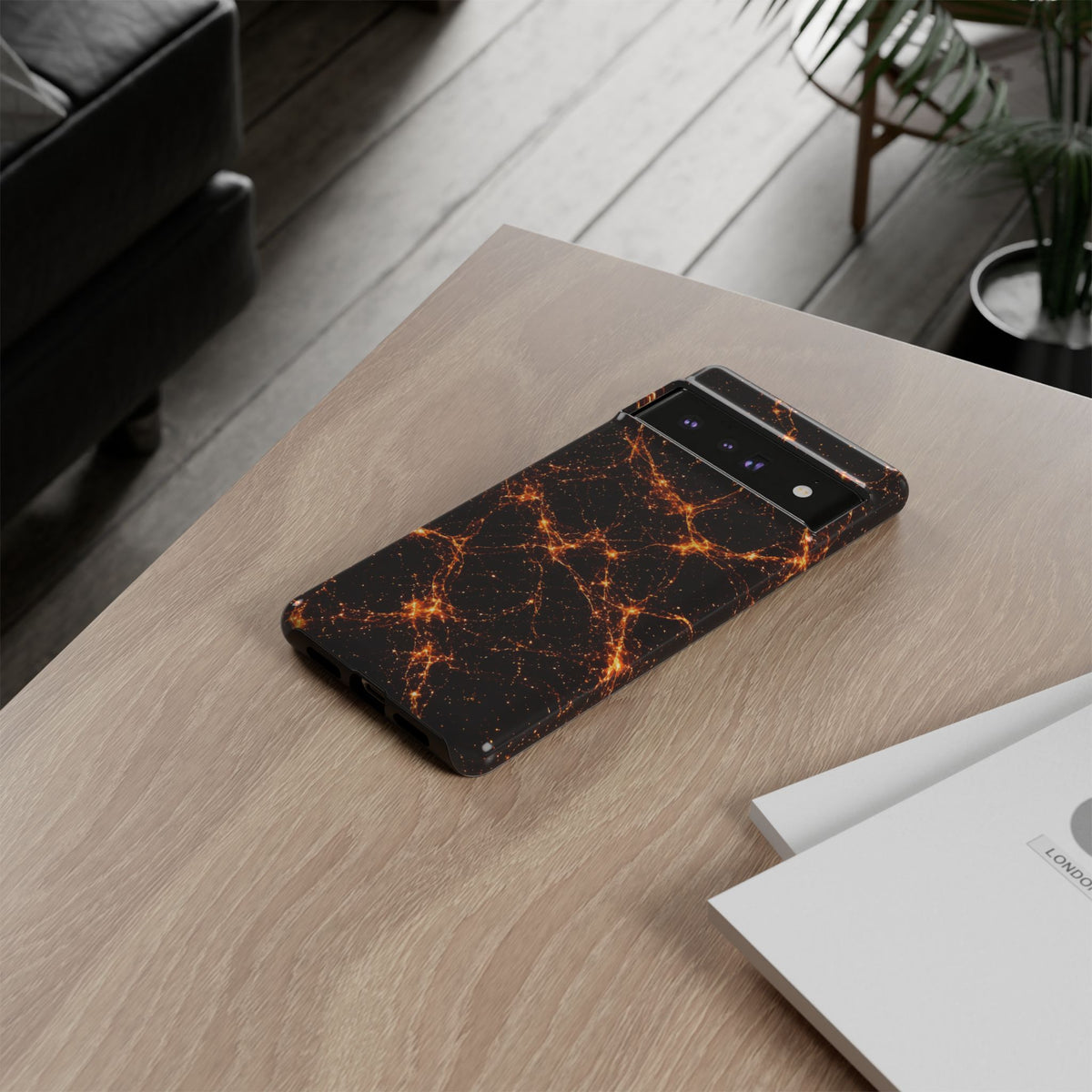Neon Mycelium - Solar Flare Phone Case
