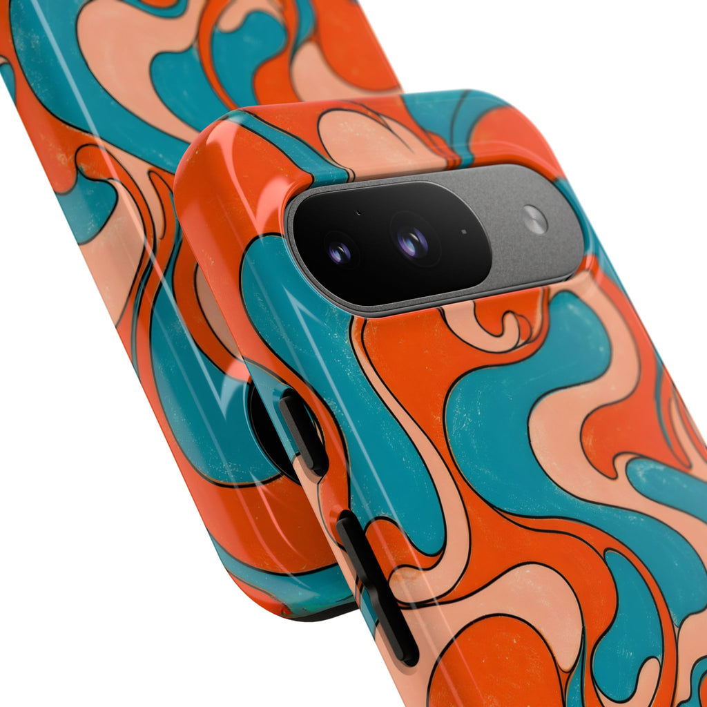 Fillmore Flow - Blood Orange & Teal Phone Case