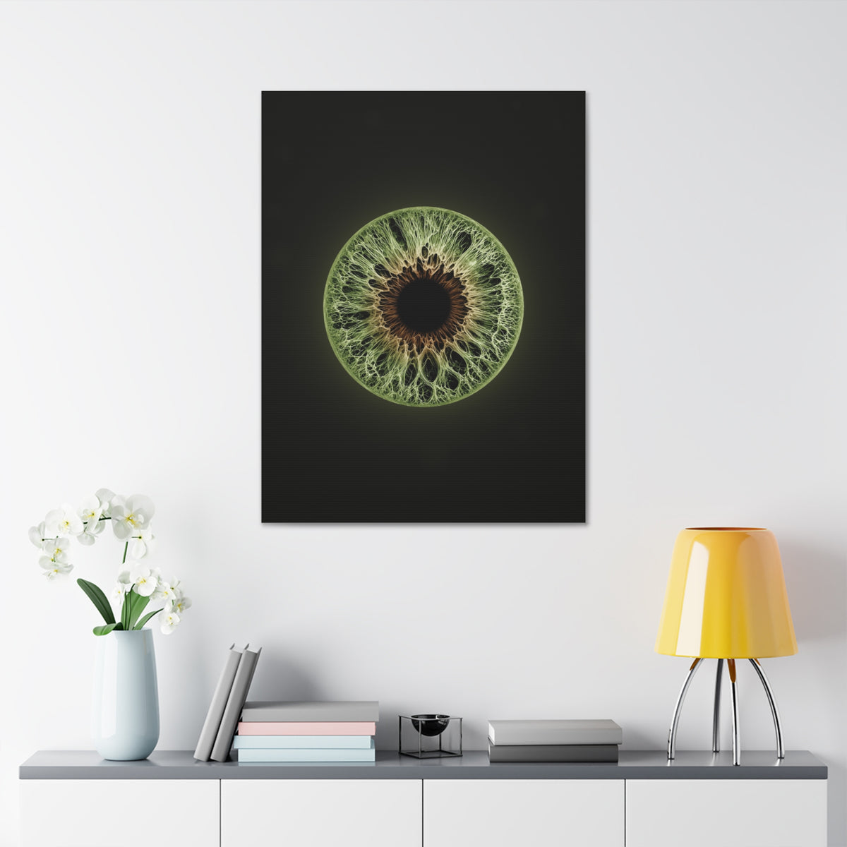 BLXNTT Iris – Lace Web Hazel Glossy Canvas
