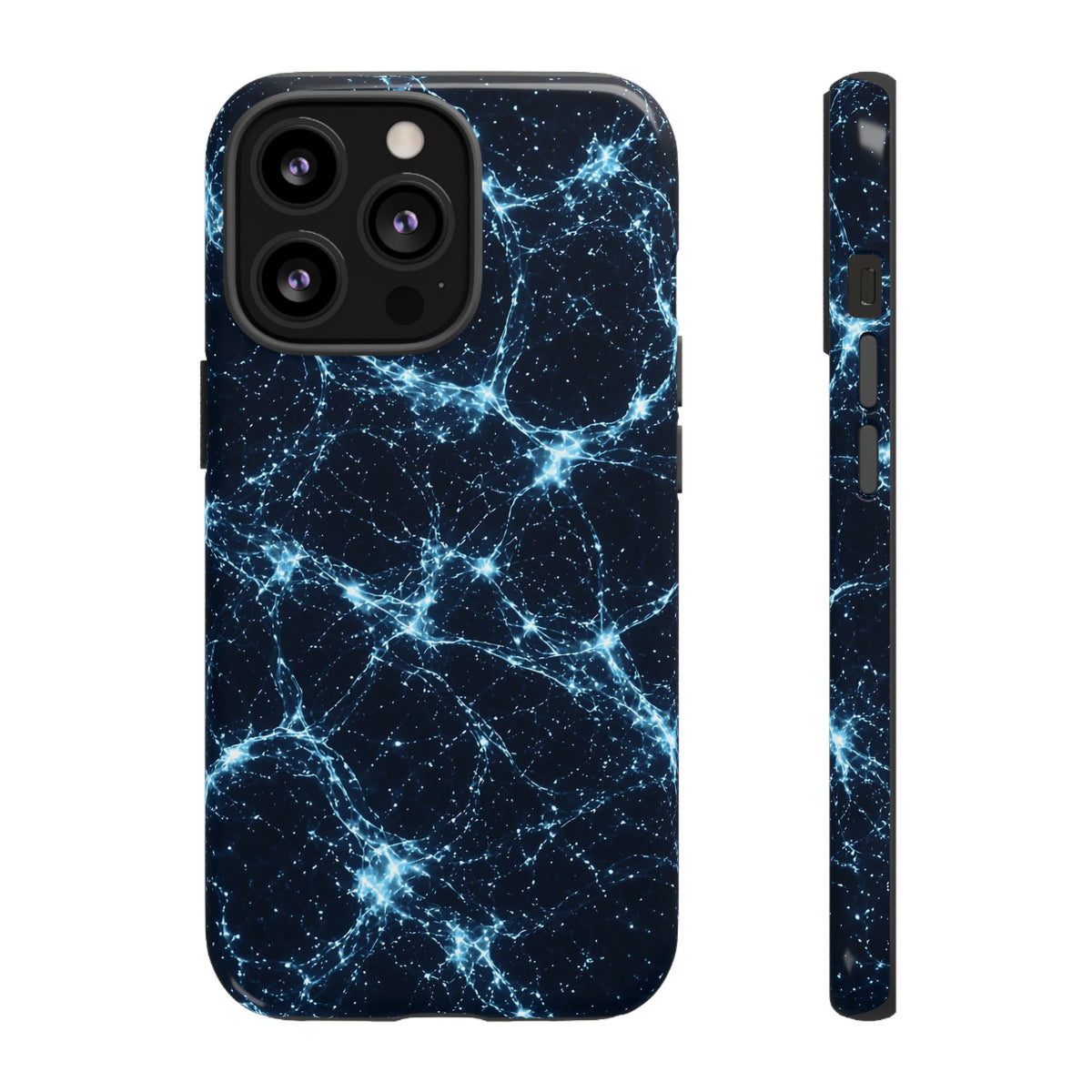 Neon Mycelium - Ice Crystal Phone Case