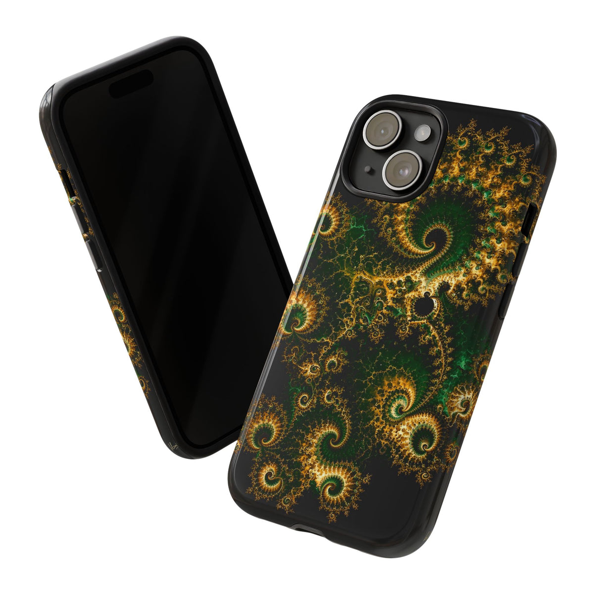 Copper Infinity - Emerald & Gold Phone Case