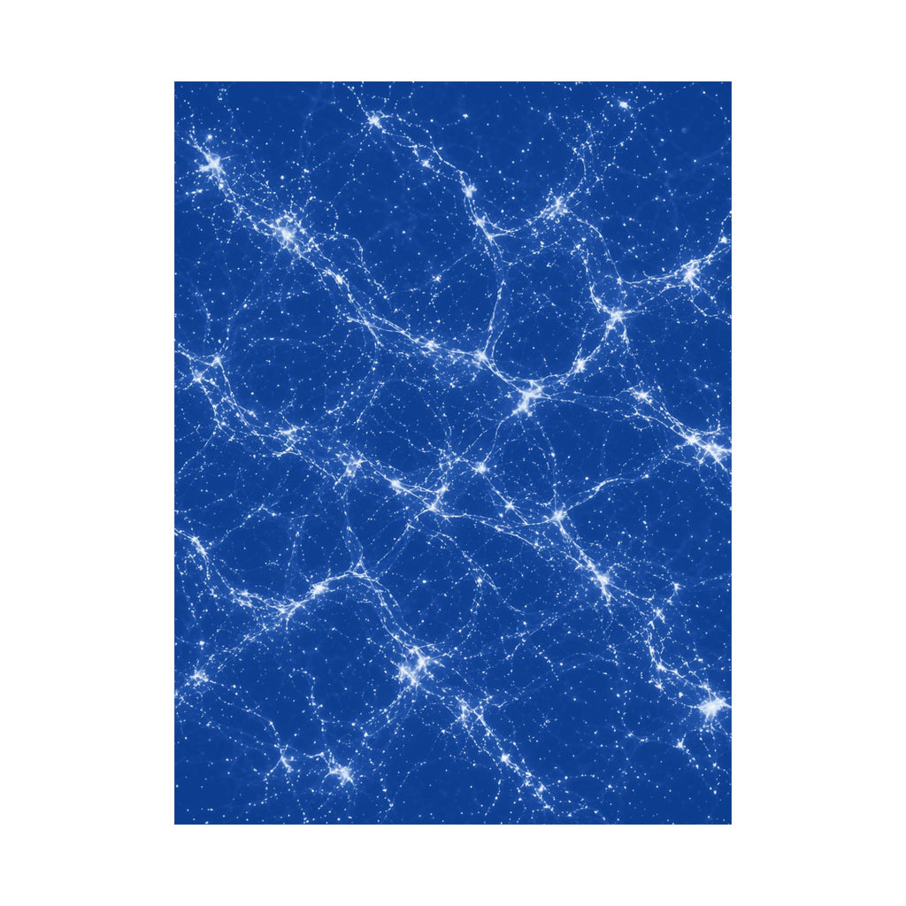 Neon Mycelium - Blueprint Poster