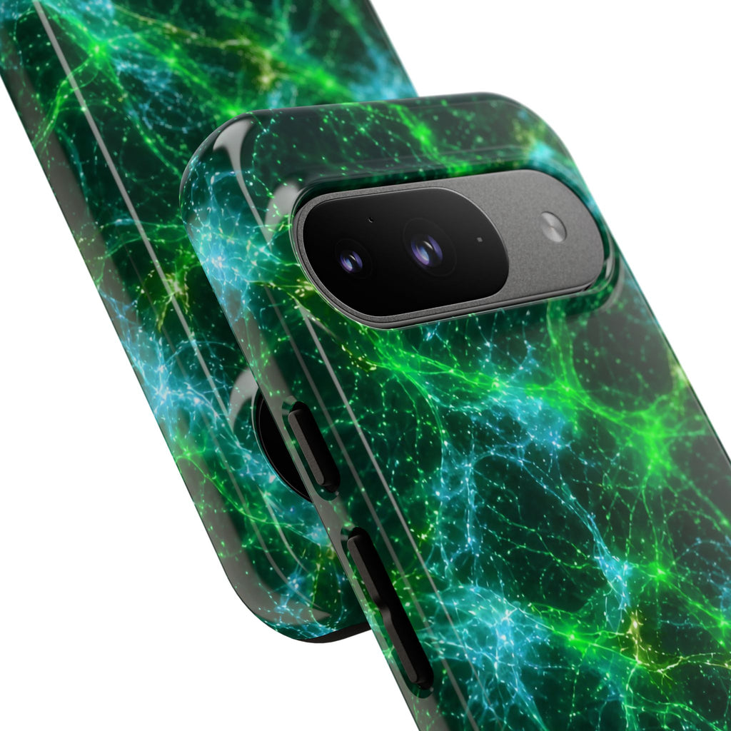 Neon Mycelium - Mermaid Phone Case