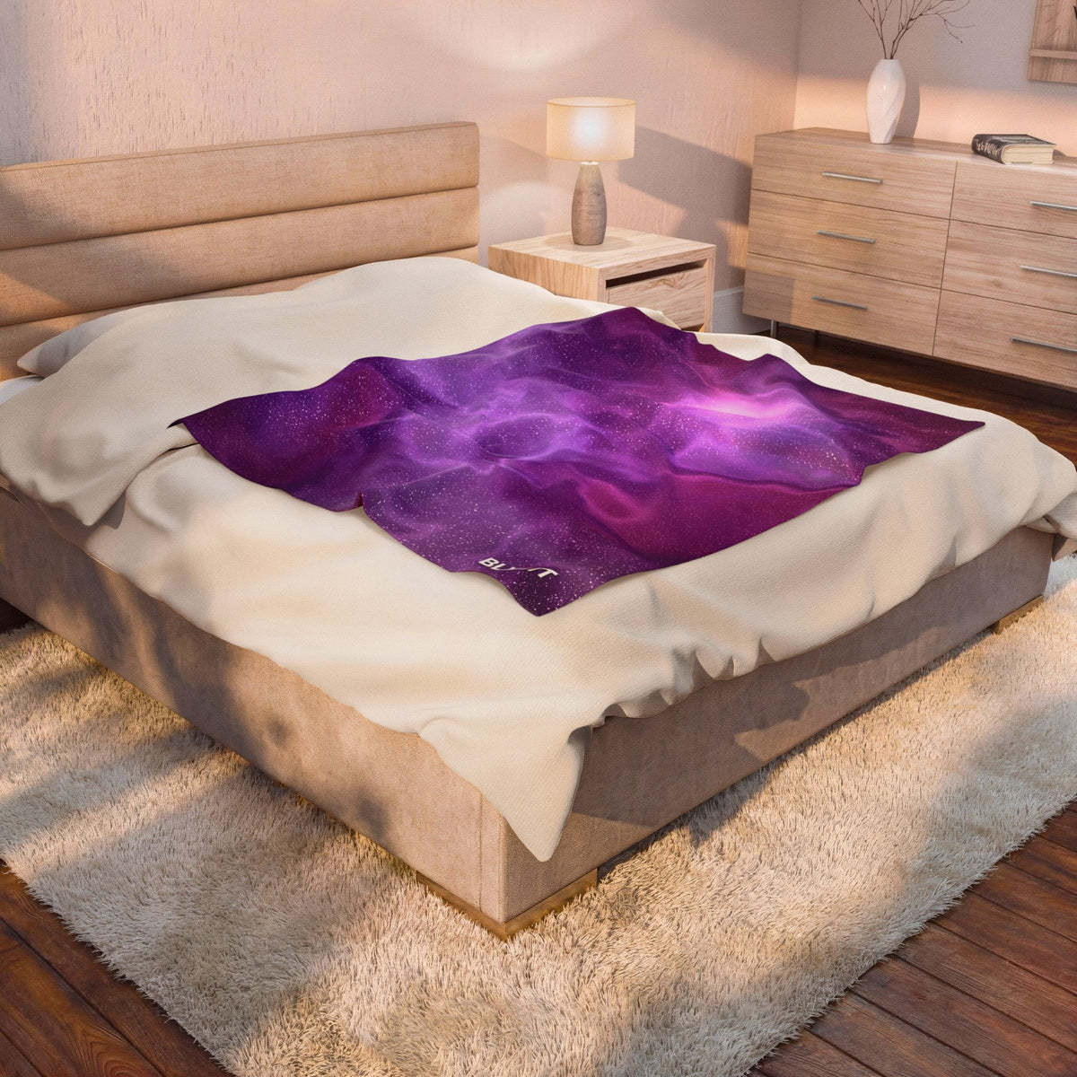 Violet Rainbow Dream Blanket