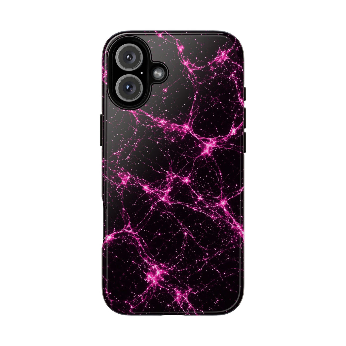 Neon Mycelium - Hot Pink Pulse Phone Case