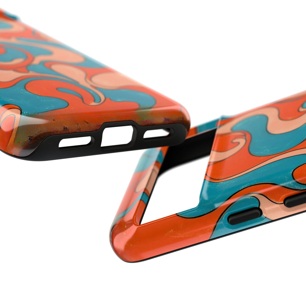 Fillmore Flow - Blood Orange & Teal Phone Case