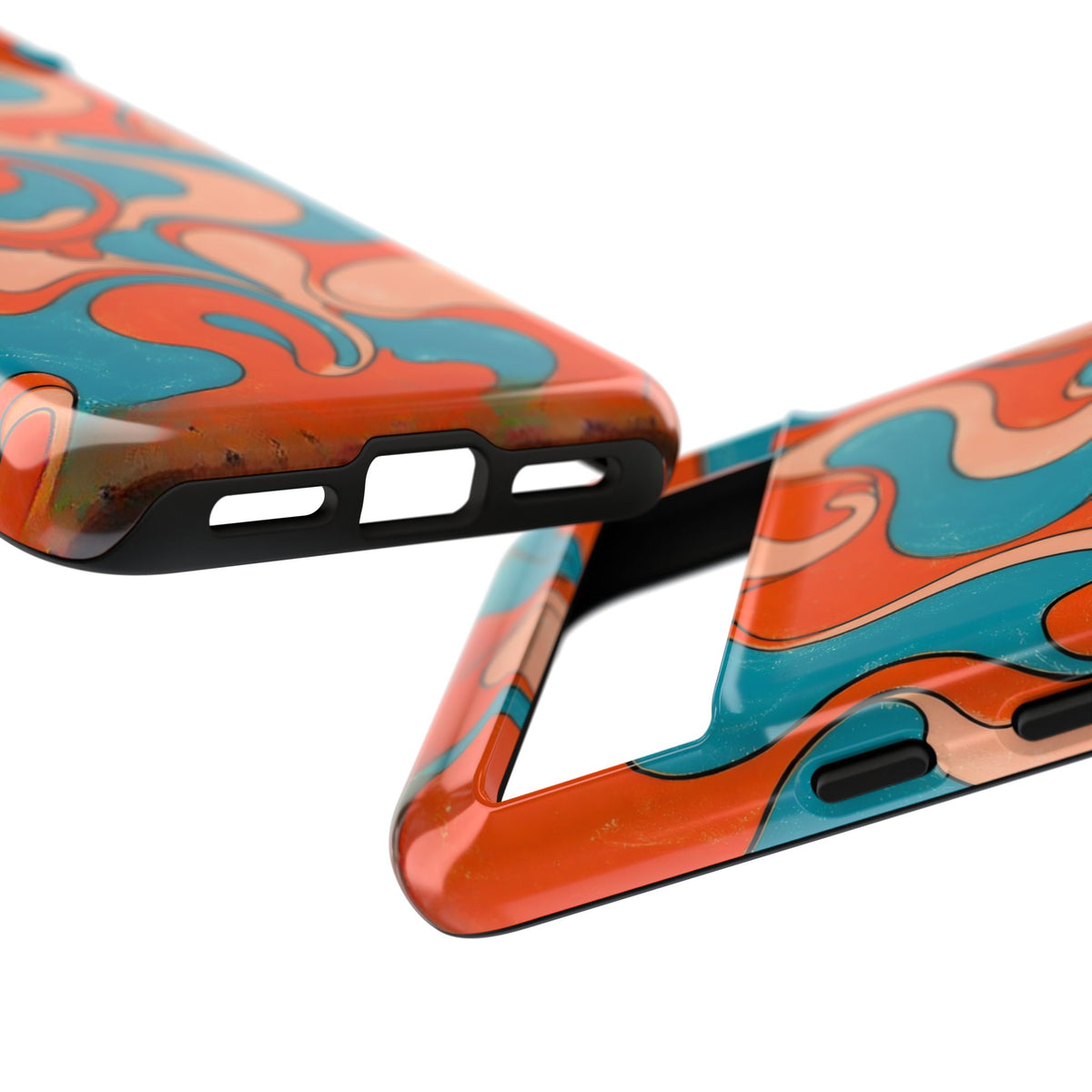 Fillmore Flow - Blood Orange & Teal Phone Case