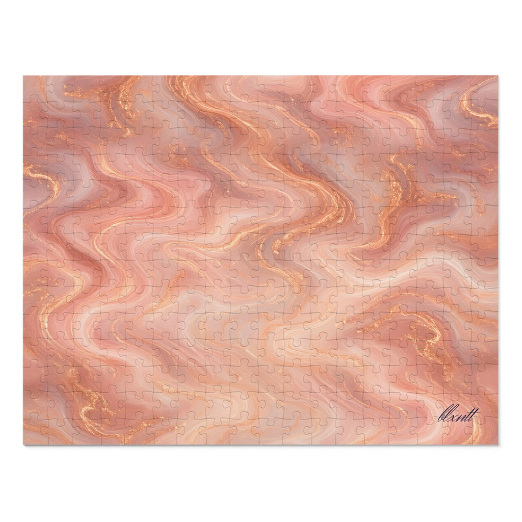 Rose Gold Marble Puzzle
