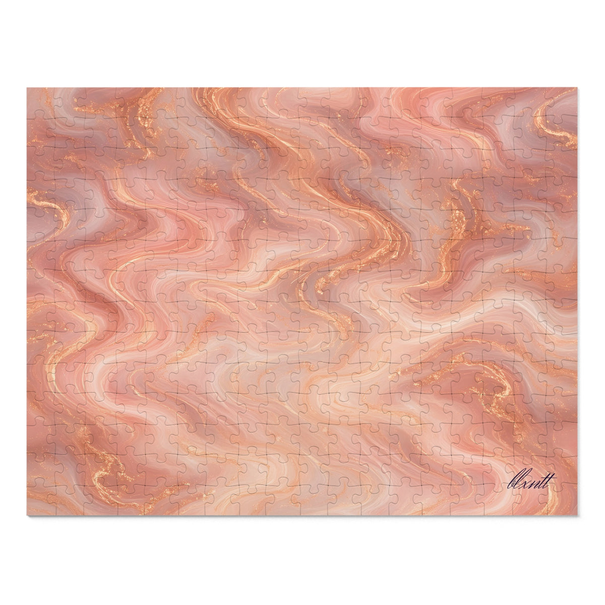 Rose Gold Marble Puzzle