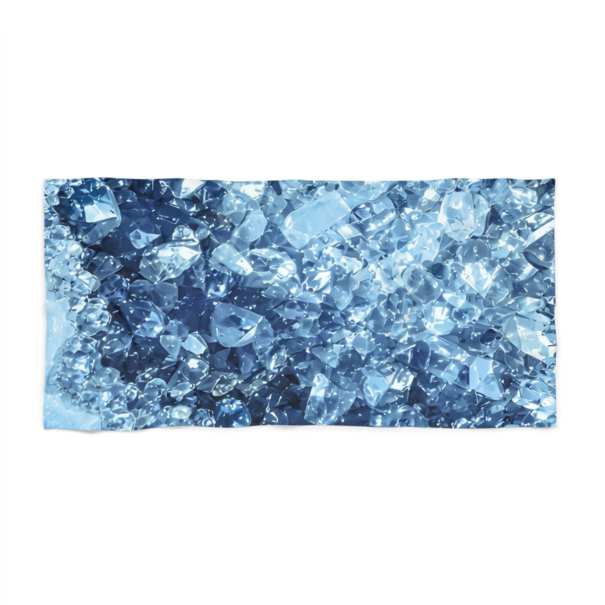Geode Core - Glacier Beach Towel