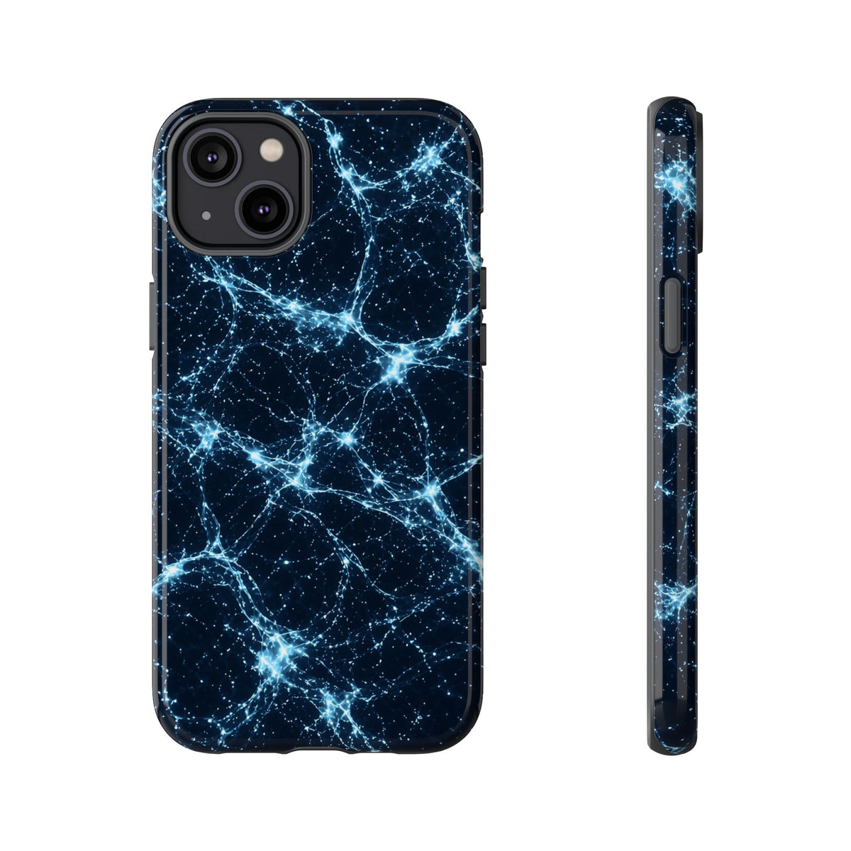 Neon Mycelium - Ice Crystal Phone Case