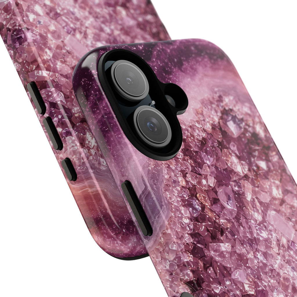 Geode Core - Rose Quartz Phone Case