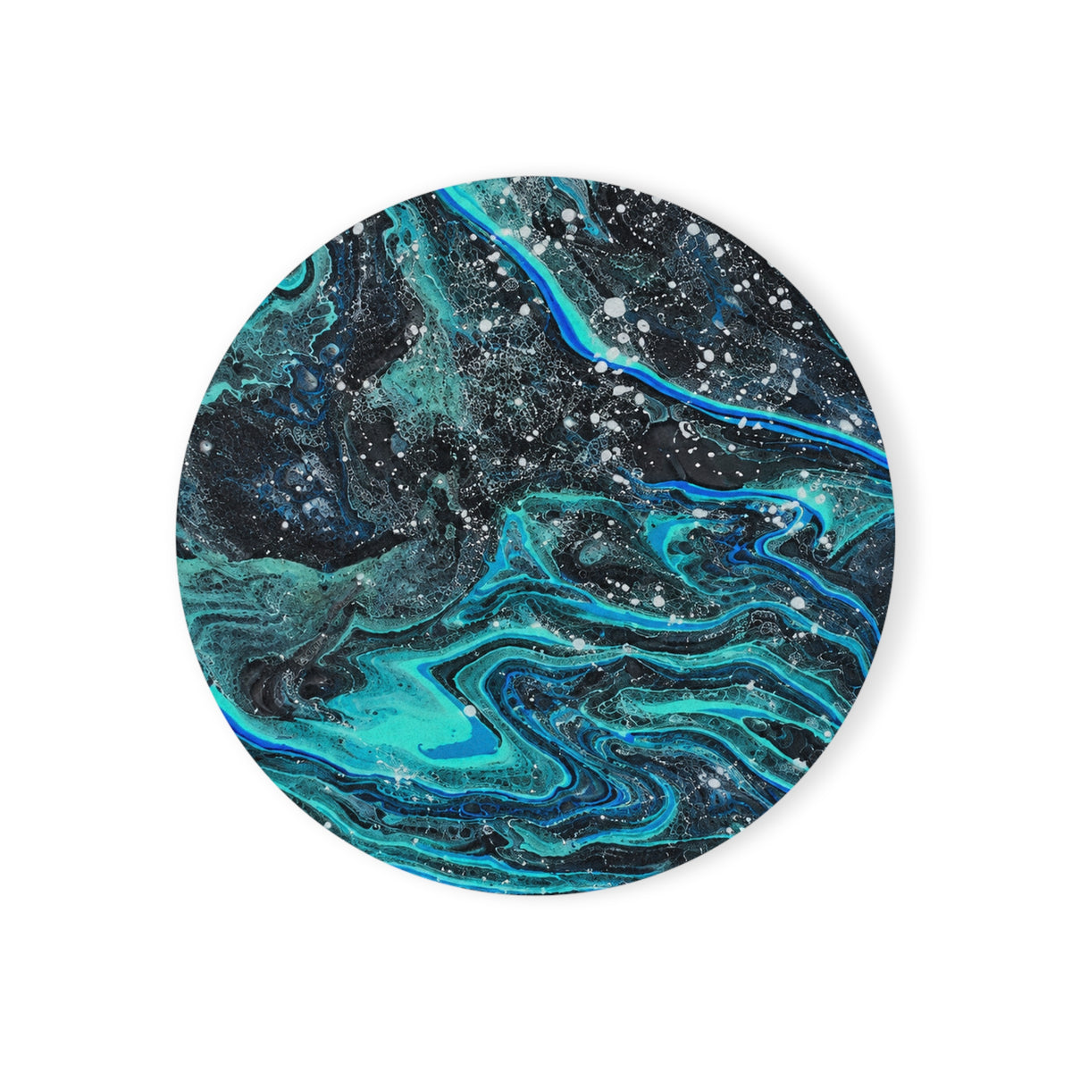 BLXNTT Deep Current Pour Cork Back Coaster