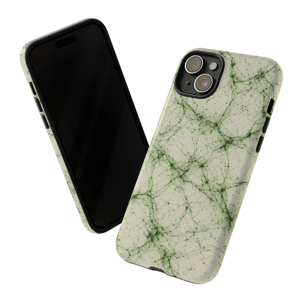 Neon Mycelium - Matcha Latte Phone Case