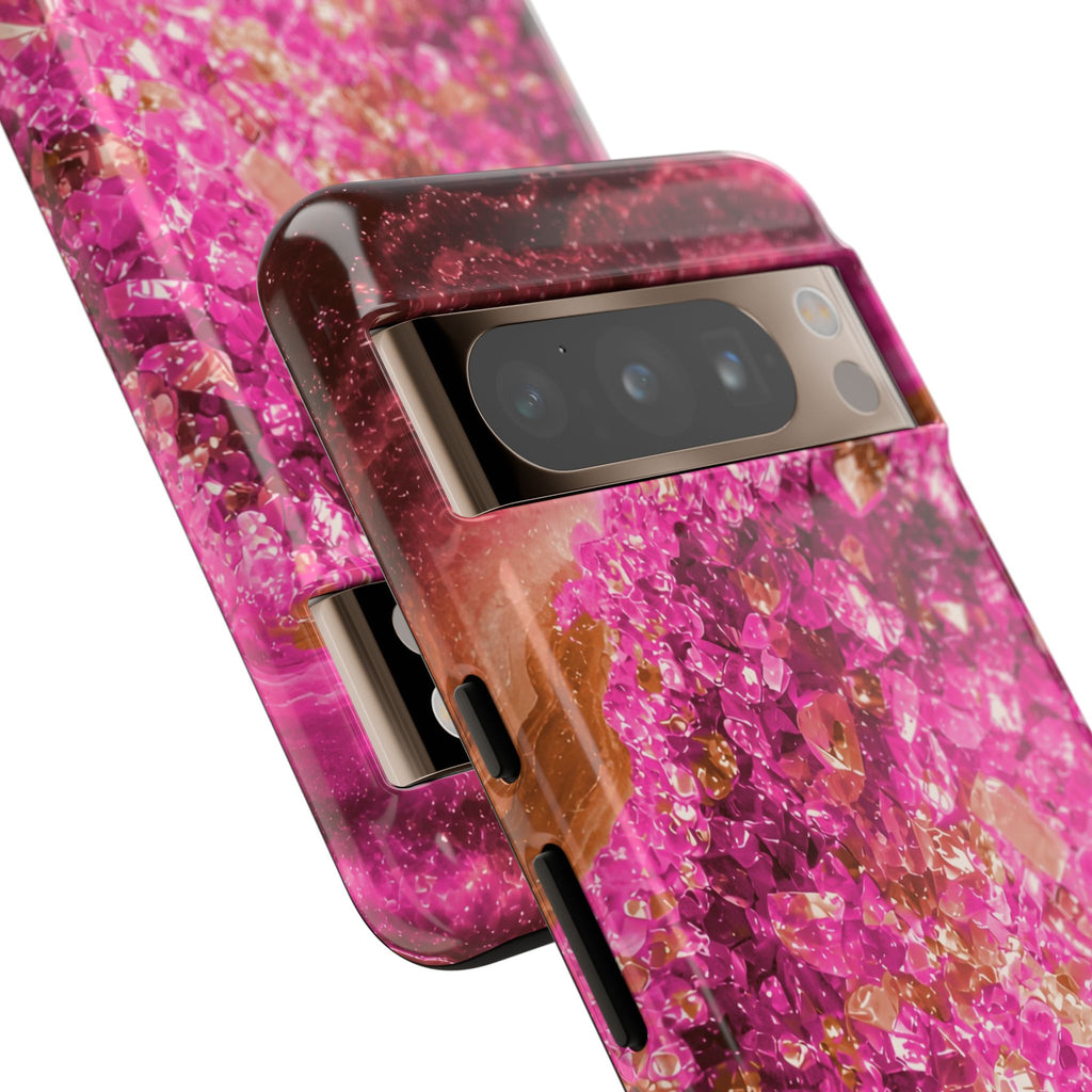 Geode Core - Terracotta Neon Phone Case