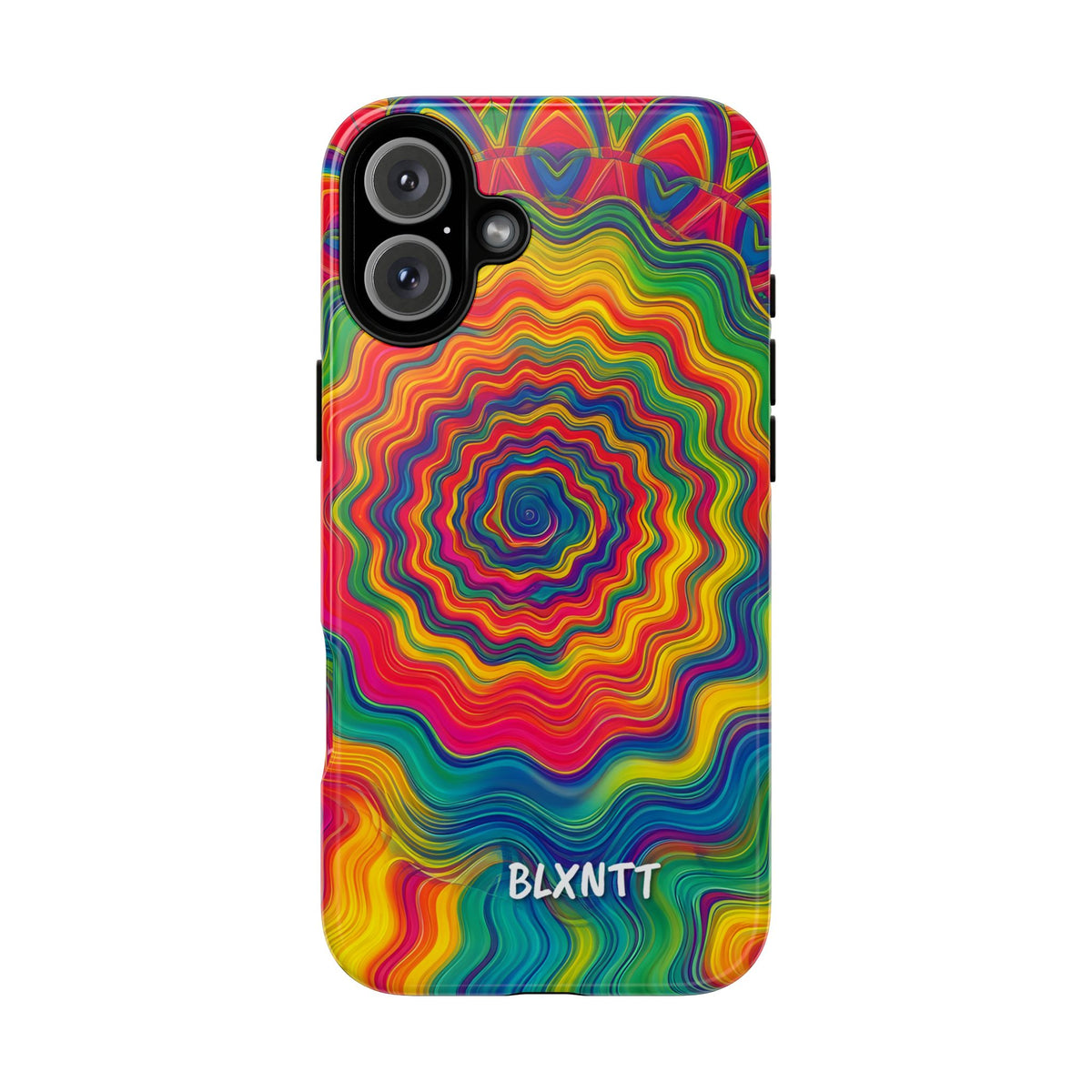 Hypnotic Rainbow Ripple Phone Case