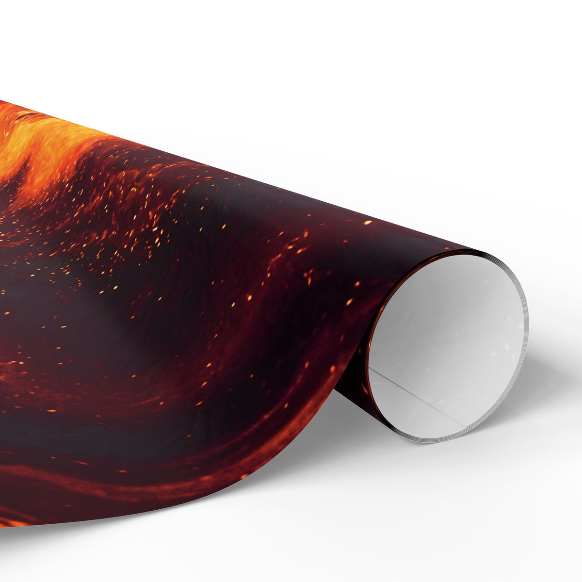 Geode Core - Molten Lava Wrapping Paper