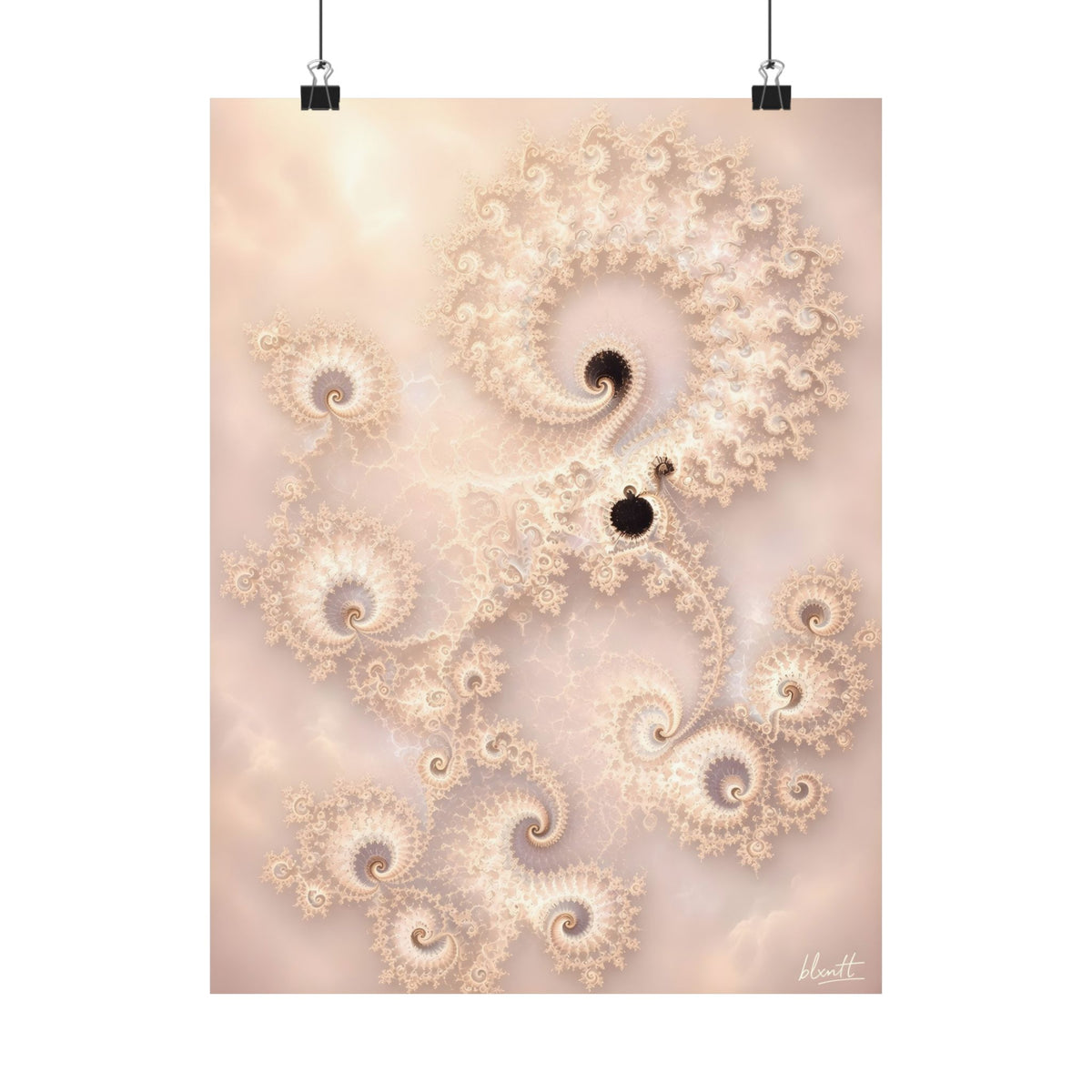 Copper Infinity - Champagne Pearl Poster