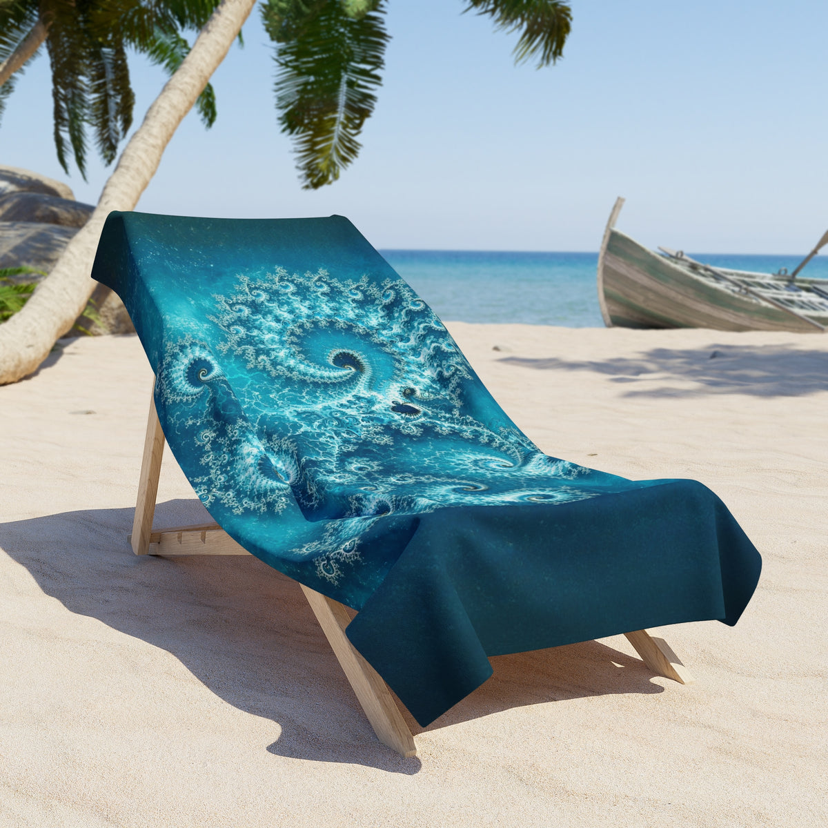 Copper Infinity - Lagoon Beach Towel