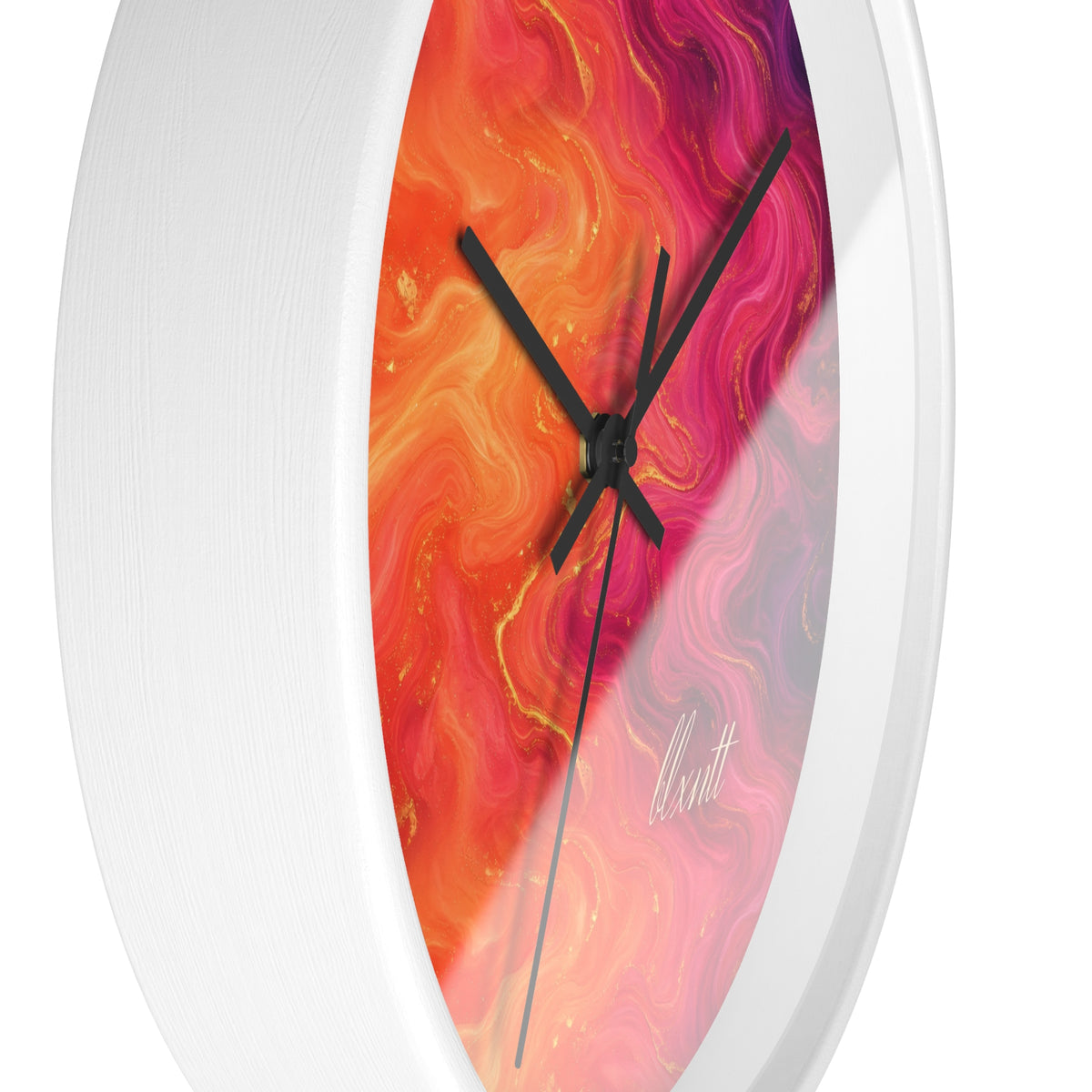 Sunset Marble Wall Clock