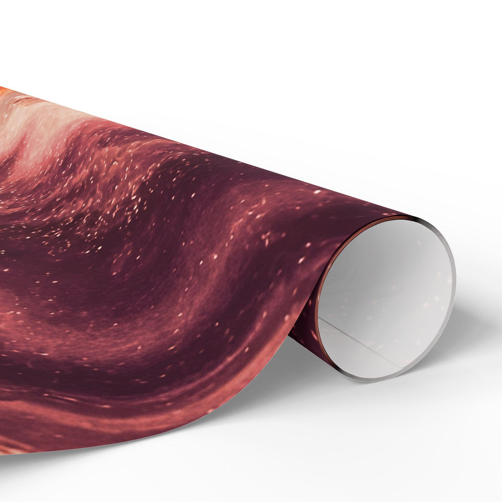 Geode Core - Peach Sorbet Wrapping Paper