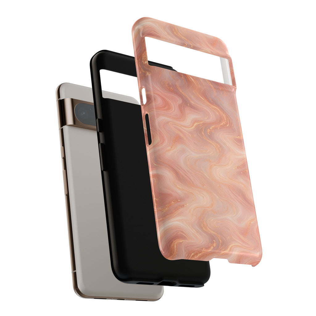 Rose Gold Marble Phone Case