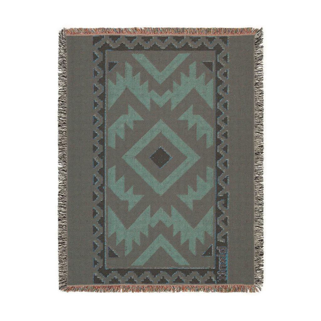 BLXNTT Red Hippie Woven Blanket #2