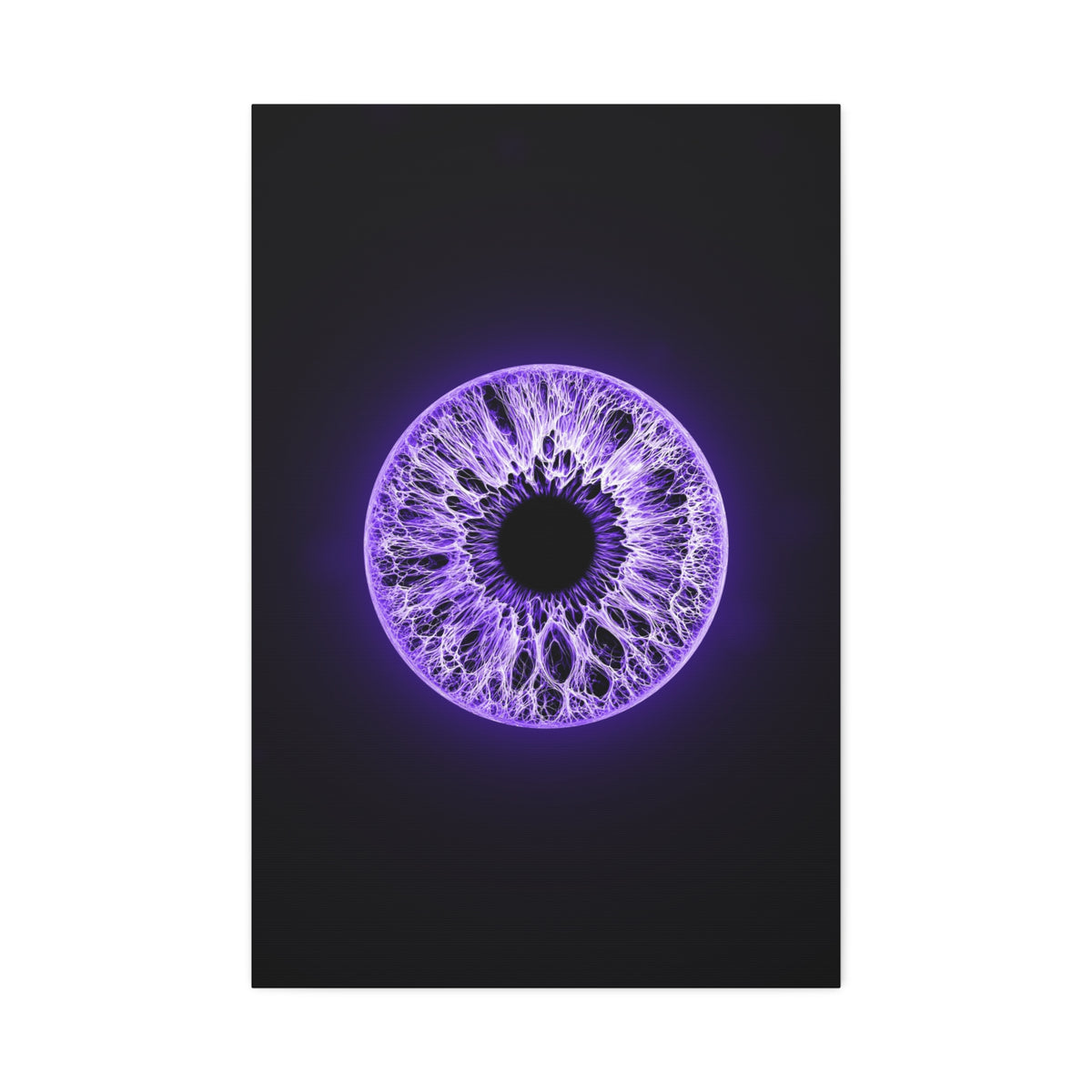 BLXNTT Iris – Lace Web Ultraviolet Glossy Canvas