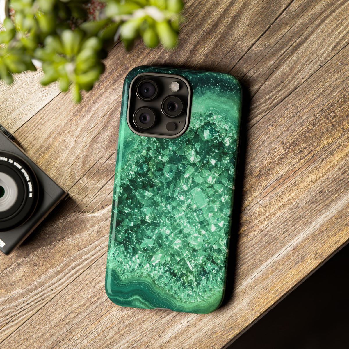 Geode Core - Jade Temple Phone Case