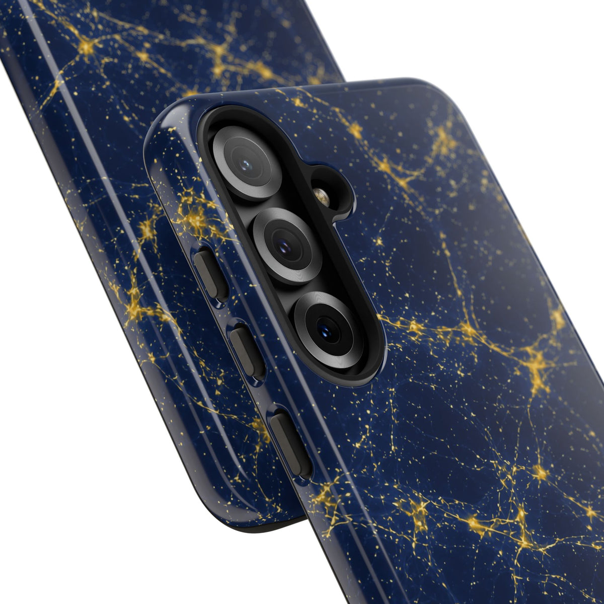 Neon Mycelium - Mustard Navy Phone Case