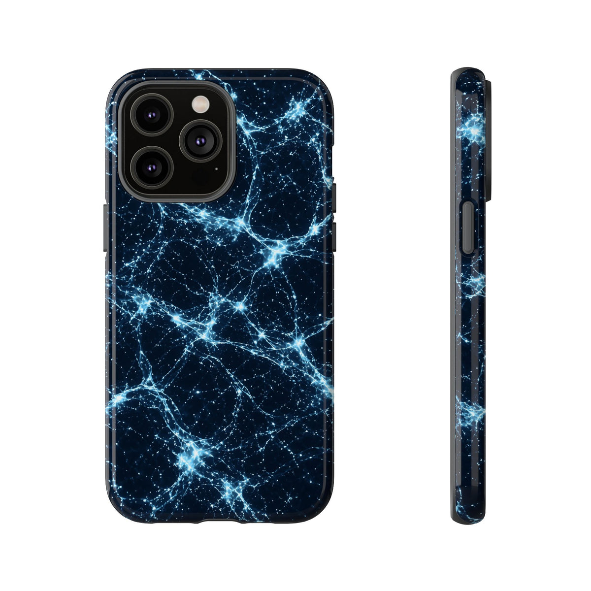 Neon Mycelium - Ice Crystal Phone Case