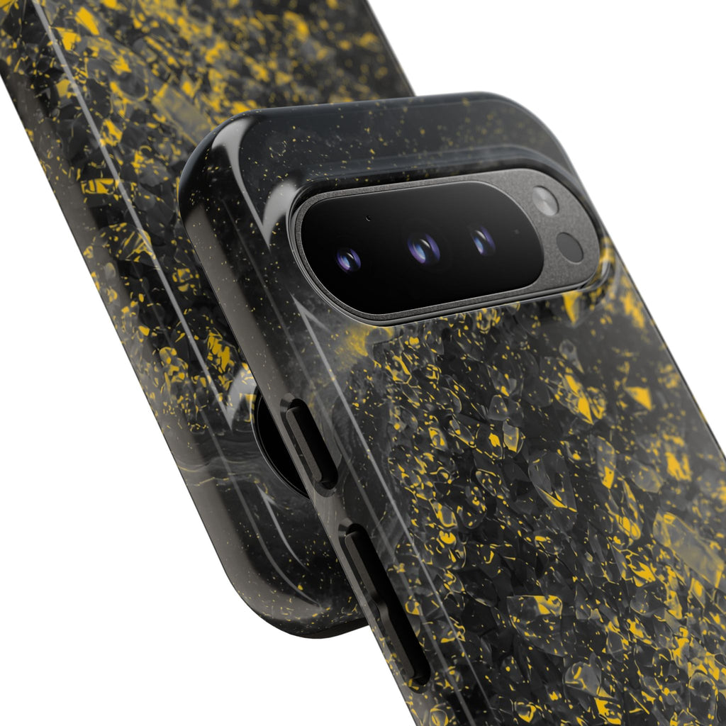 Geode Core - Mono Gold Spark Phone Case